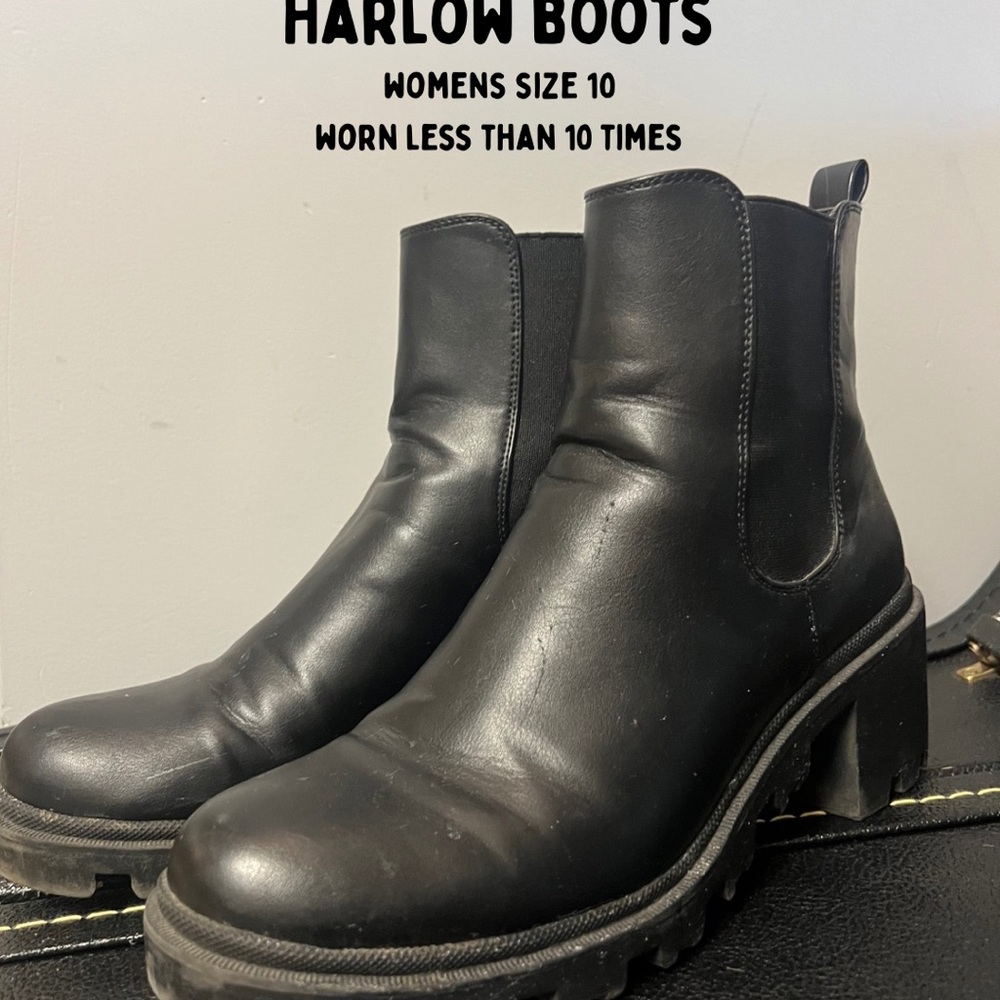 Harlow Women's Black Ankle Boots
